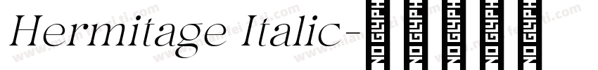 Hermitage Italic字体转换
